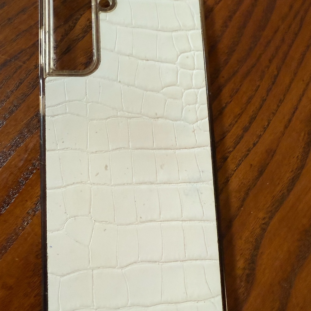 White Textured Smartphone Case for a Samsung Galaxy S21 plus